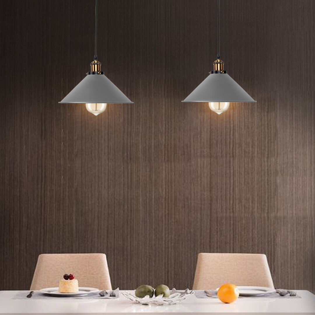 Longshore Tides Lofton 2 - Light Cluster Pendant Grey 212.5cm H X 22cm W X 22cm D