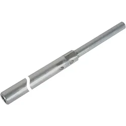 Dehn 103430 Rohr-Fangstange D 16mm L 2500mm AlMgSi F22 verjüngt, Elektronikzubehör + Gehäuse, Silber