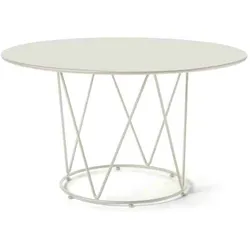 Outdoor Tisch Daisy Ø 130 cm perlwei? BS
