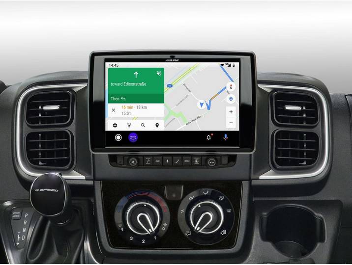 ALPINE X903D-DU8 9-Zoll-Navi Fiat Ducato 8 DAB+ Car Play Android Touchscreen Autoradio (Bluetooth, DAB+, Touchscreen)