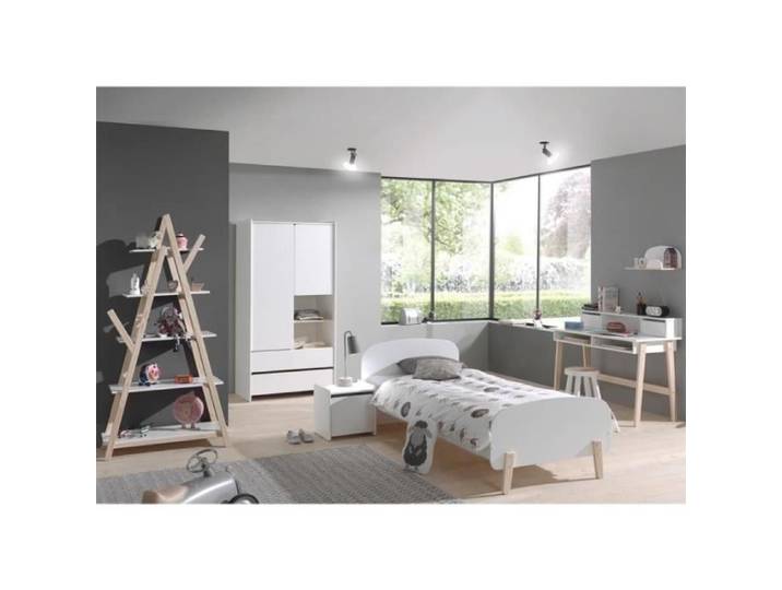 Chambre Complète Enfant 5P  Kiddy  Blanc