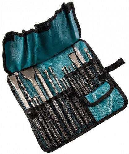 Makita D-53073 SDS-Plus Jeu de forets et burins 17 pcs