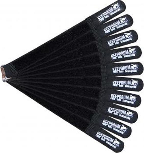 Keepdrum kabelklem met klittenband, 20 cm