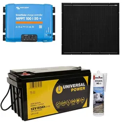 a-TroniX Solaranlage Wohnmobil 440W mit 80Ah Batterie und Victron MPPT Laderegle...