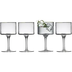 Lyngby 32 cl - Glas - Klar m. guldkant, Cocktailgläser, Gold, Transparent