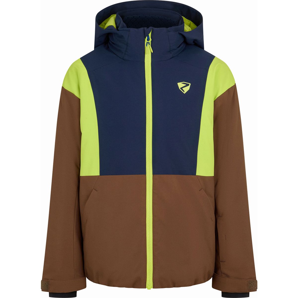 Ziener Abbe-z Jacket Junior Unisex dark chestnut ripstop (678) 152 135002-678-152