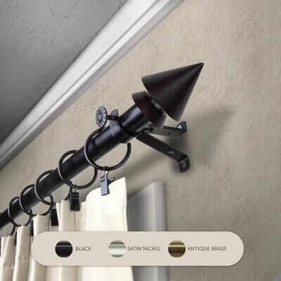 InStyleDesign Summit Adjustable Curtain Rod