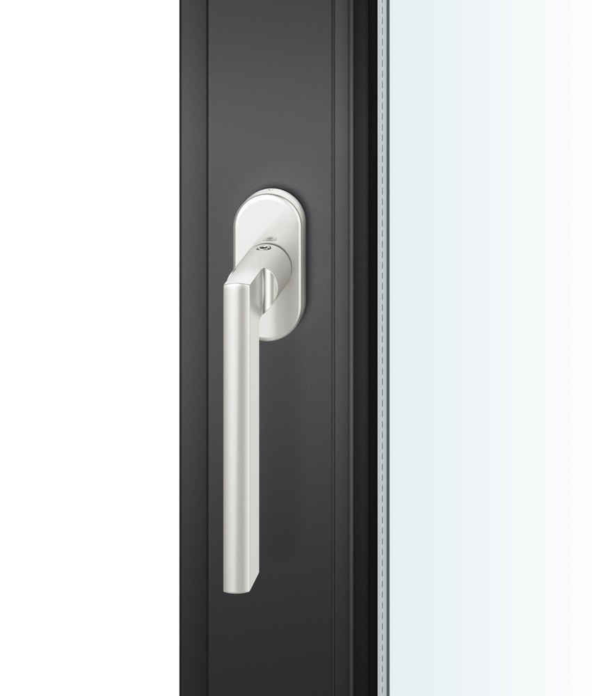 FSB Fenstergriff 34 1035, Standard, oval,Vierkant 7/24-38, naturfarben eloxiert 0 34 1035 09039 0105