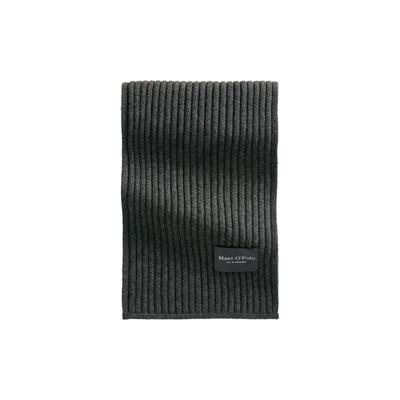 Strickschal MARC O'POLO "aus weicher Yakwolle und Schurwolle", Herren, dunkelgrau melange, Obermaterial: 50% Yak, 50% Schurwolle, unifarben, Modetücher