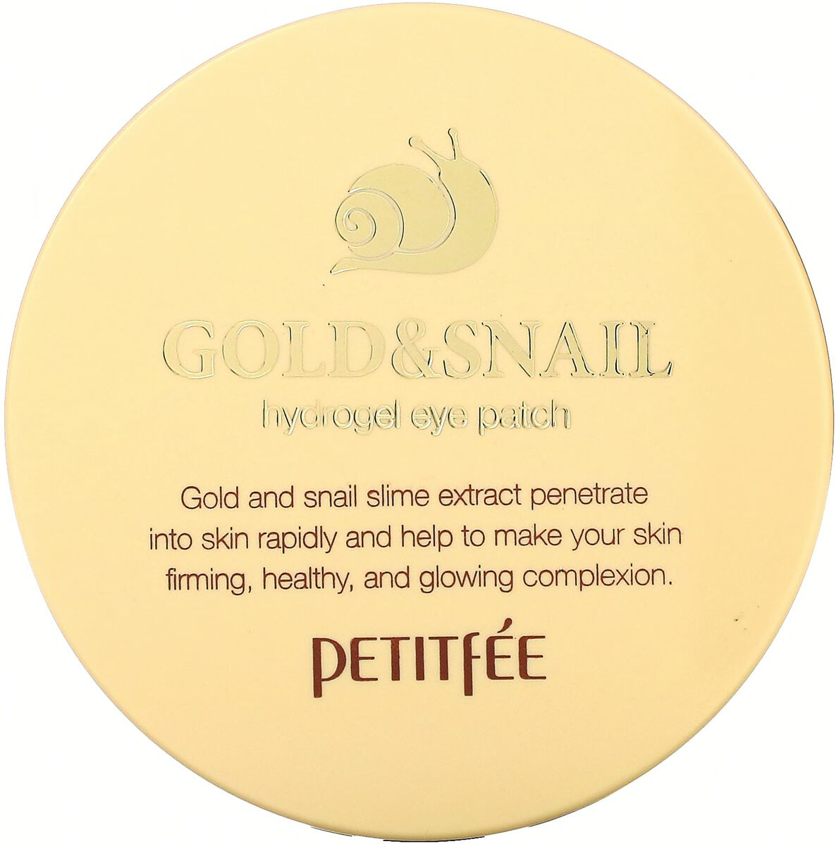 PETITFEE Gold & Snail Hydrogel Eye Patch 60pcs