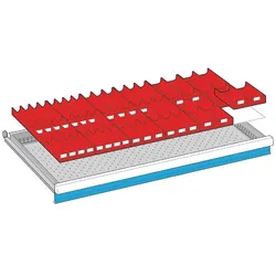 Lista, Zubehör Lagereinrichtung, Einteilungsmaterialsatz 54x27 E