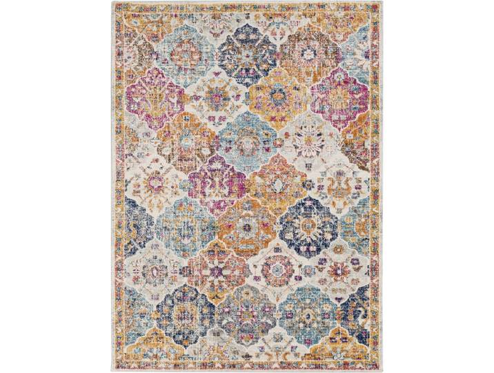 SURYA Ines vloerkleed vintage oosters oranje