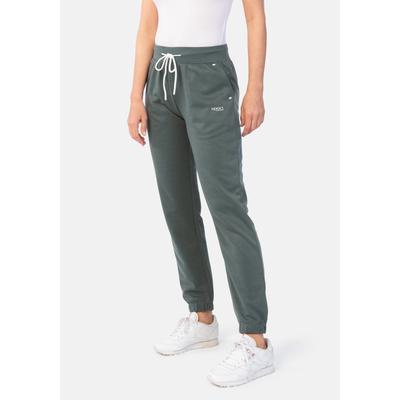 Sporthose STOOKER WOMEN "JUDY Sporthose", Damen, Gr. 48/50, grün (balsam grün), angeraute Sweatware, 100% Polyester, gerade lang, Hosen Sporthose, Sporthose Regular Fit Sport Synthetic für Damen