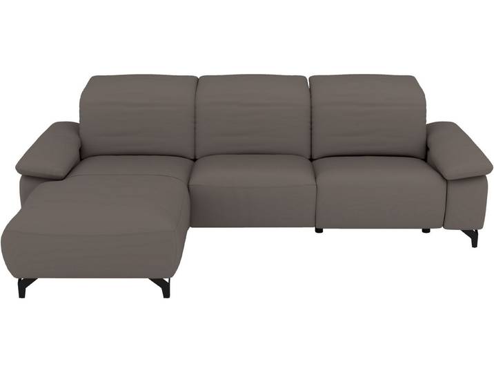 Musterring Ecksofa MR370 mit/ohne Relaxfunktion, verschiedene Unterfederungen zur Auswahl, Farbe, Material, Sitzkomfort und Funktion wählbar, Maße 280 x 180 cm