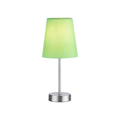 JUST LIGHT Tischleuchte "HEINRICH", grün, 1, Ø 1,4cm, 1 Stk., Leuchten, ExklusiveE14, Schalter, Schnurschalter, Tischleuchte
