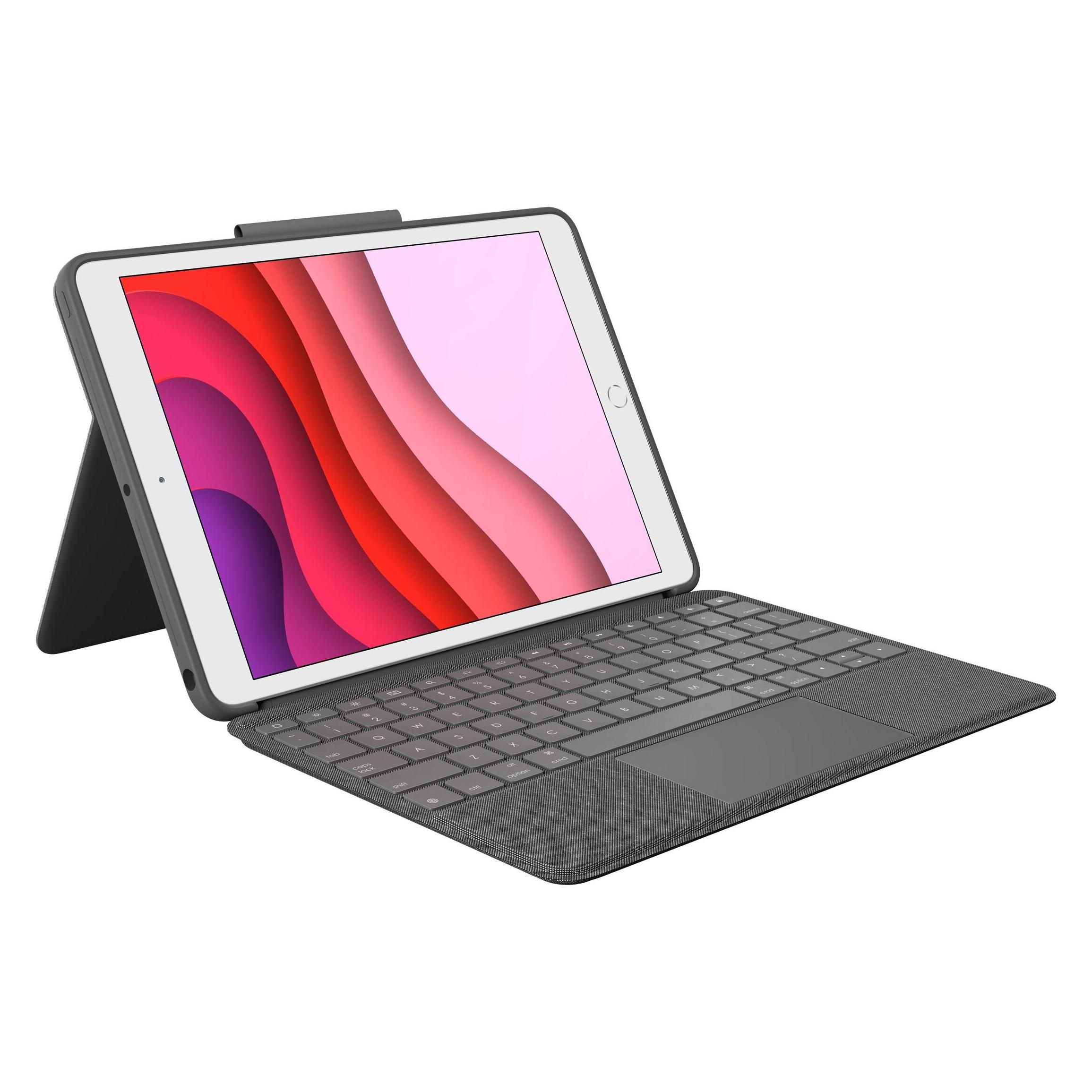 Logitech Combo Touch (DE, Apple iPad 2019 (7. Gen), Apple iPad 2020 (8. Gen), Apple iPad 2021 (9. Gen)) (920-009624)