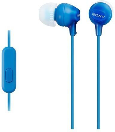 Nappikuulokkeet mikrofonilla Sininen MDR-EX15AP SONY