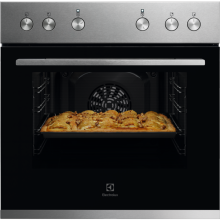 Electrolux KEFLH40BX Herd kochfeldgebunden 60cm Edelstahl AquaClean 8Heizarten Versenkknebel