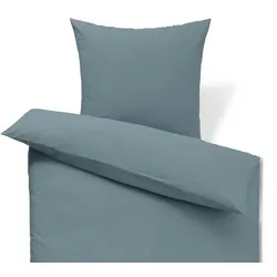 Tchibo - Perkal-Bettwäsche - blau