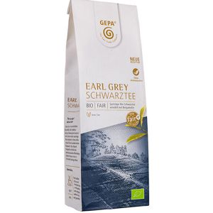 GEPA Tee Earl Grey, fairtrade, BIO, Schwarzer Tee mit Bergamottenaroma, loser Tee, 100 g