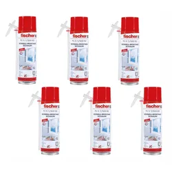 Fischer Schnellschaum Bauschaum Brunnenschaum PU S1/500ml B2 - 1K - 6 Stück