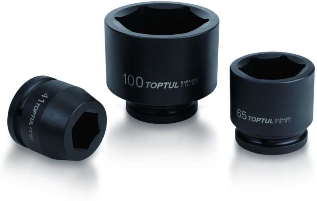 Schlag-Stecknuss TOPTUL 1 zoll 30 mm 6-Kant
