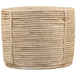 Chic Antique Corte Übertopf mit Streben Muster, H24/Ø34 cm, antik natur