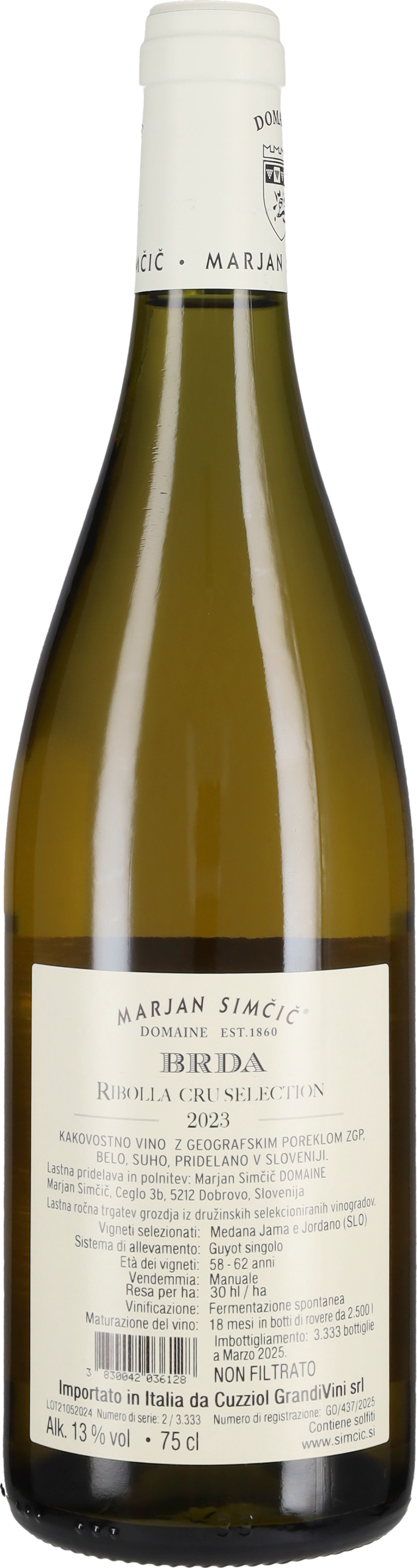 Simcic Marjan Ribolla Gialla 'Cru Selection' Marjan Simcic 2024