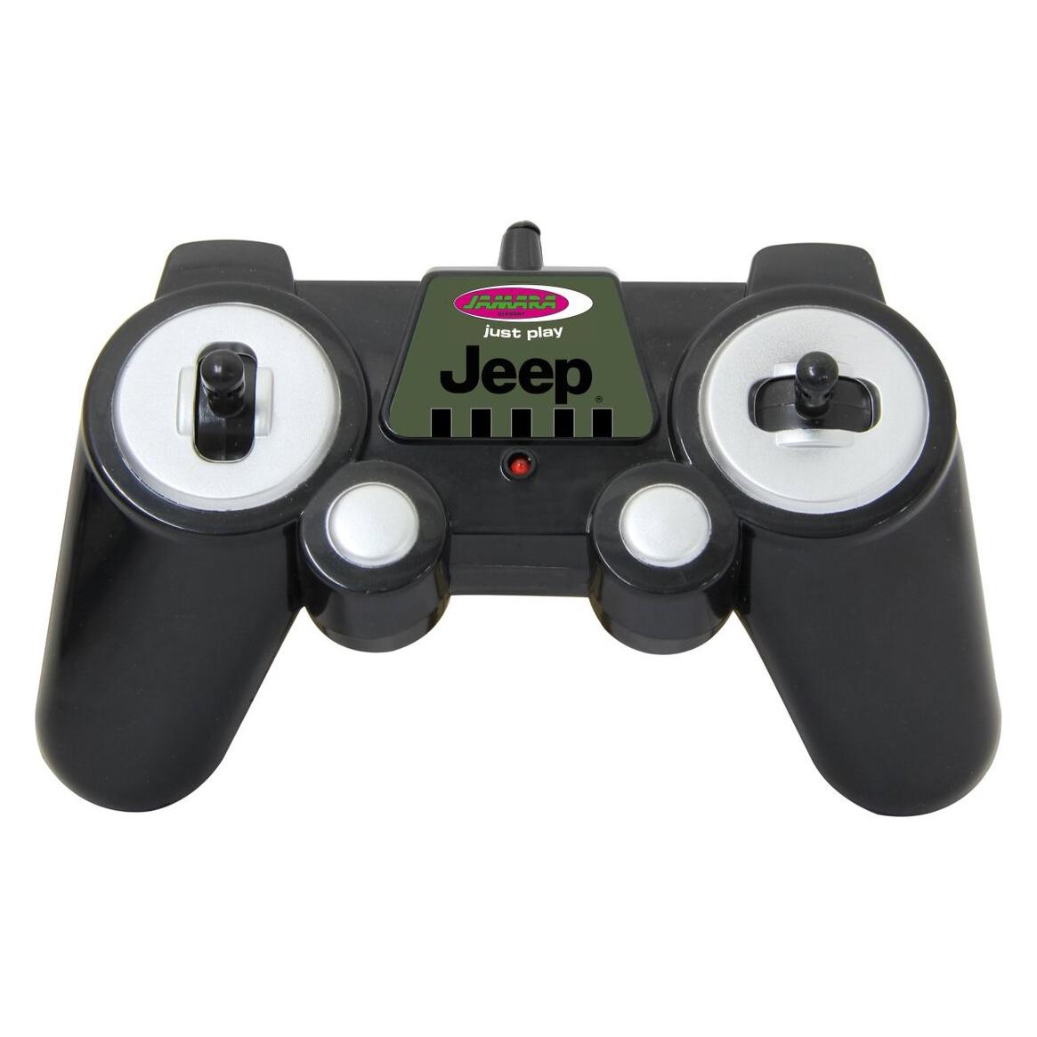 Jamara Sender Jeep Wrangler Rubicon olivgrün 1:12 2,4GHz (413122)