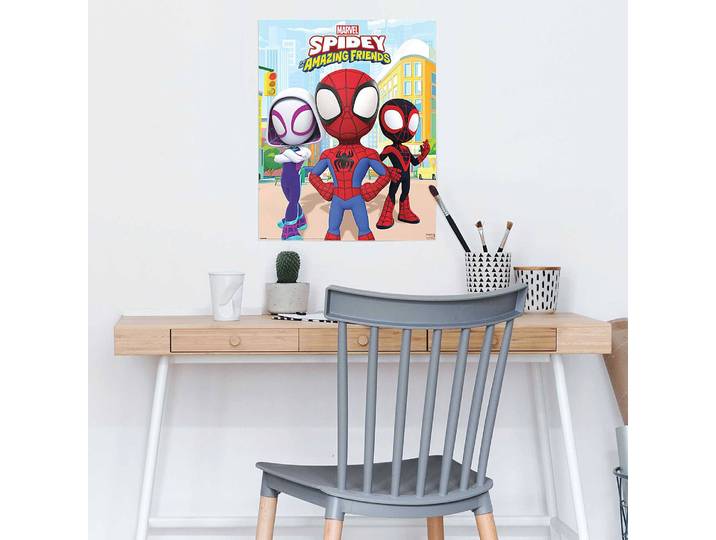 Poster Spidey et ses incroyables amis Papier Multicolore 40 x 50 x 0cm