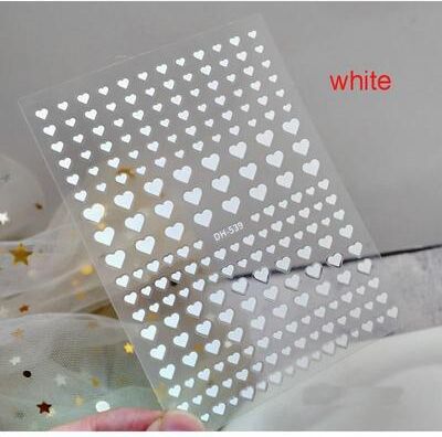 Uplift Picks 3D Nail Art Stickers Love Heart Star Cloud French Tip Nail Decals 13