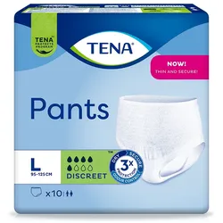 TENA PANTS Discreet L bei Inkontinenz 10 St