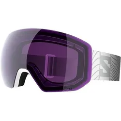 SALOMON Herren Brille GOGGLES RADIUM PRO S SIGMA White/SB/SP, Größe ONE SIZE in Grau Grau