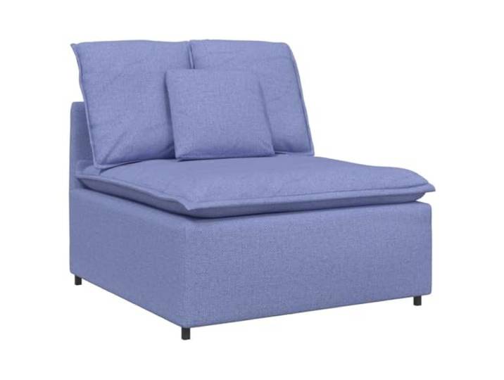 vidaXL Modulaire bank middenmodule met kussens 100 cm spijkerblauw