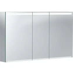 Geberit Option Spiegelschrank mit integrierter Beleuchtung, drei Türen, Breite 120cm, 500.207.00.1