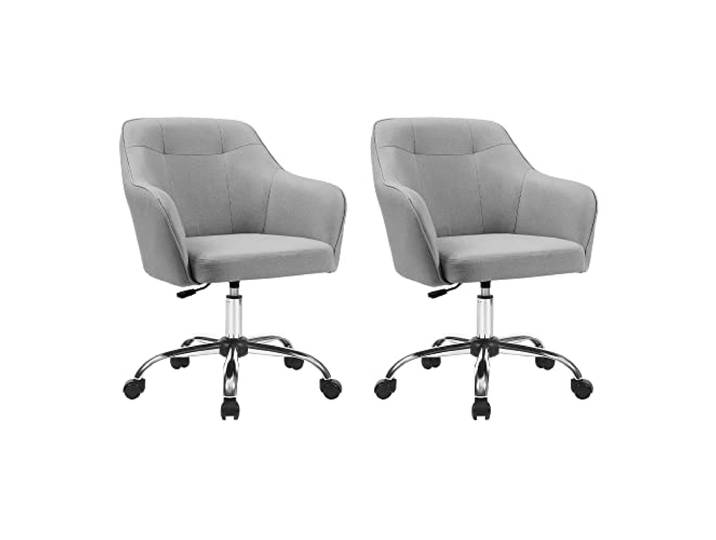SONGMICS Bürostuhl 2er Set, Ergonomischer Schreibtischstuhl, bis 110 kg