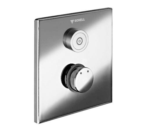 Schell Unterputz-Dusche LINUS D-C-M CVD, Mischw., o. Stromversorgung, edst., 019192899 019192899