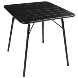 Bolero Stahltisch schwarz 70cm