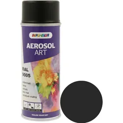 DUPLI-COLOR  Aerosol-Art  Lackspray  RAL  9005  Tiefschwarz  seidenmatt  400  ml