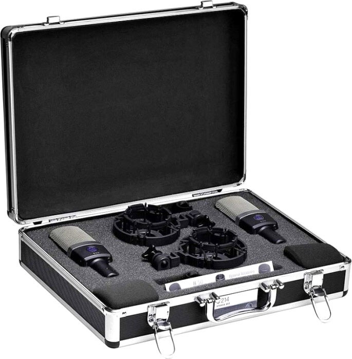 AKG C214 Stereo Set Mit Abgestimmtem Frequenzgang