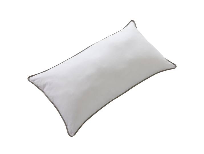 Traversin ferme en coton blanc l. 160