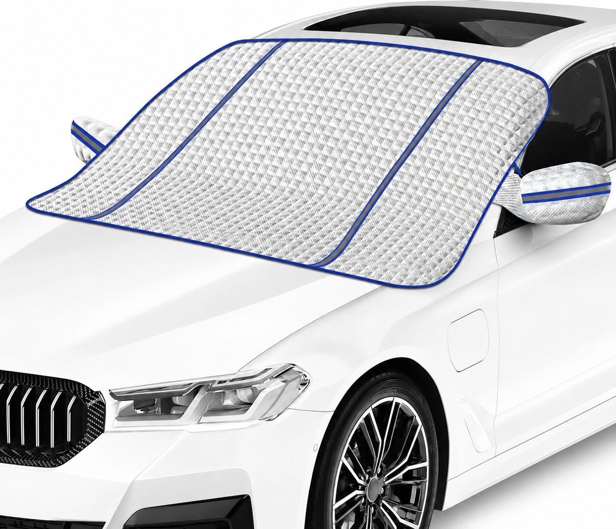 INF Couverture magnétique pour la vitre de la voiture, contre la neige / la glace