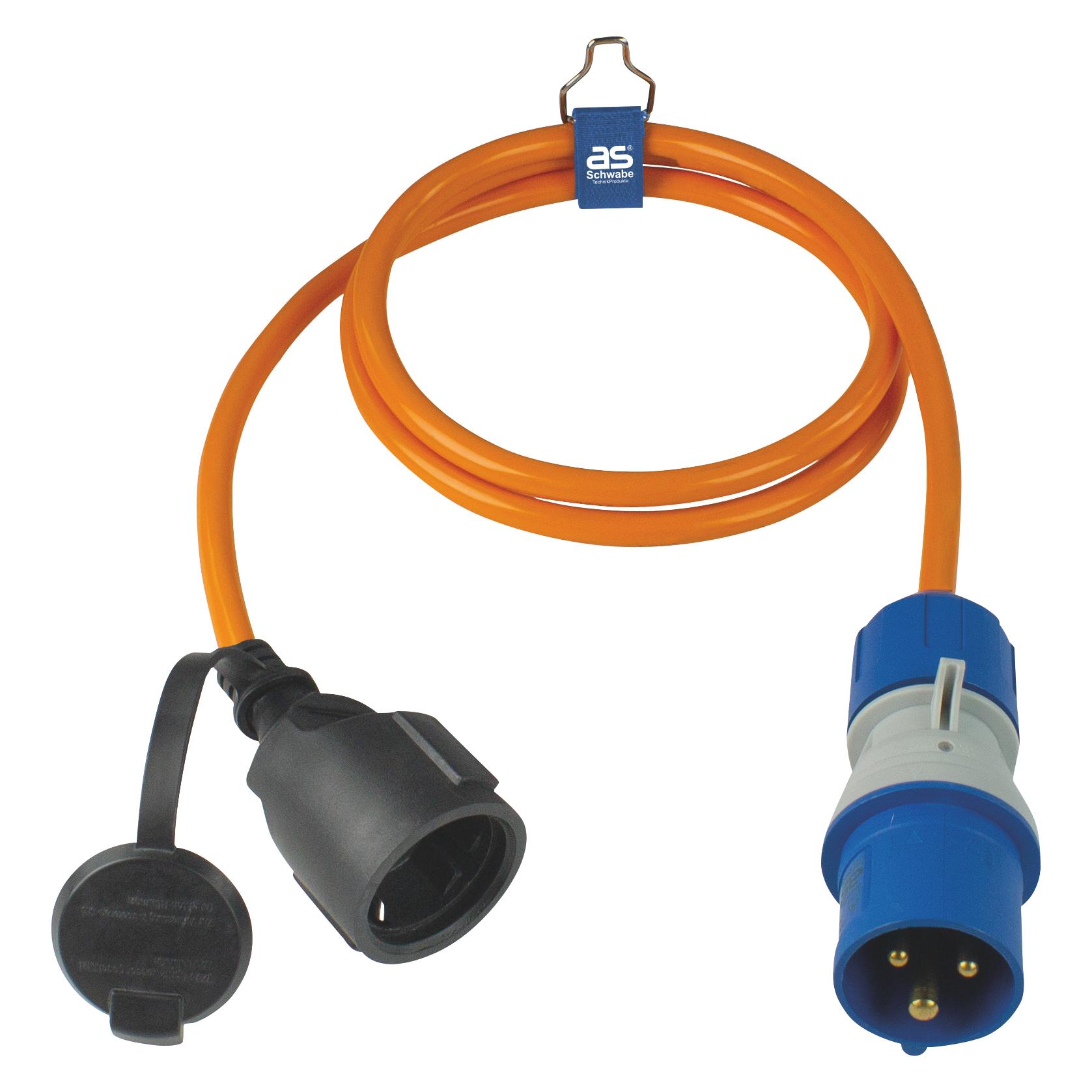 As - Schwabe Adapterleitung (1.50 m, CEE 7/3) (62435)
