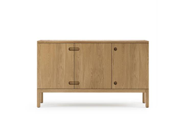 Stolab Prio medium Sideboard Eiche natürlich geölt, Holztüre