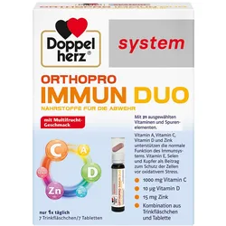 DOPPELHERZ Orthopro Immun Duo system Trinkampullen 7 St