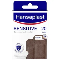Hansaplast Pflaster SENSITIVE dunkelbraun 20 St.