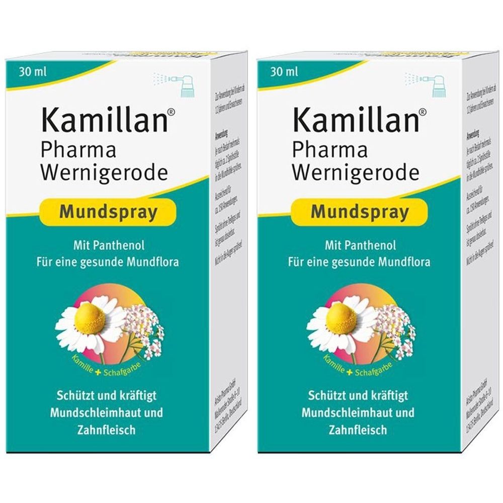 Kamillan Mundspray 2x 2x30 ml Dosierspray