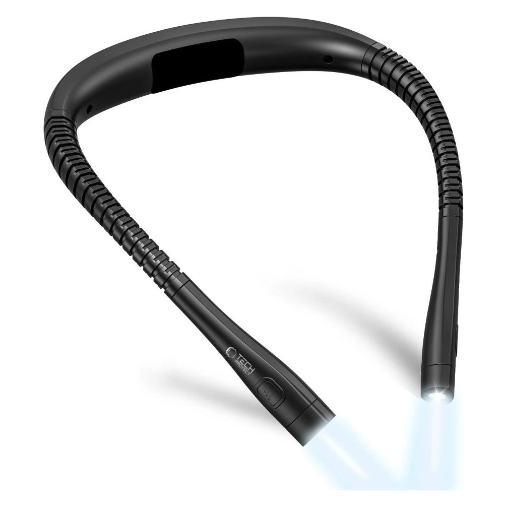 Tech-Protect Ll200 Neck Reading Light Black (65 W, 2 Ports) (5906302339495)