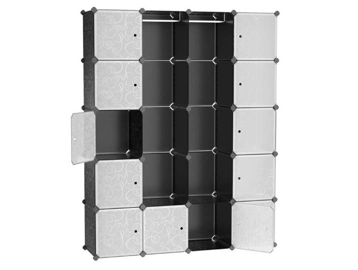 Armoire Modulaire Oskar LPC30H en Polypropylène avec Décor - Réf. VK8681847466437