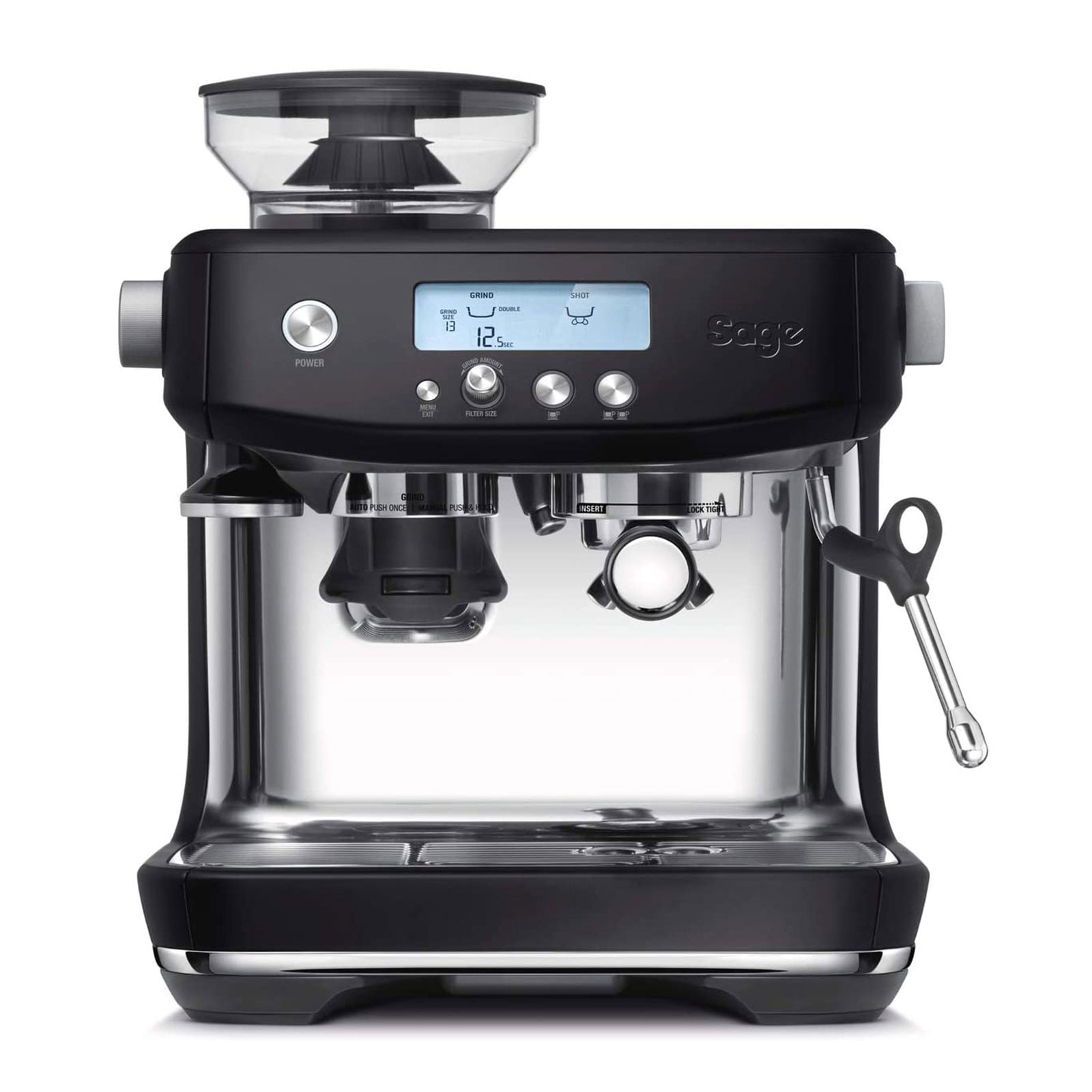 Sage Barista Pro espressomachine met ingebouwde molen, 1680 W, zwart